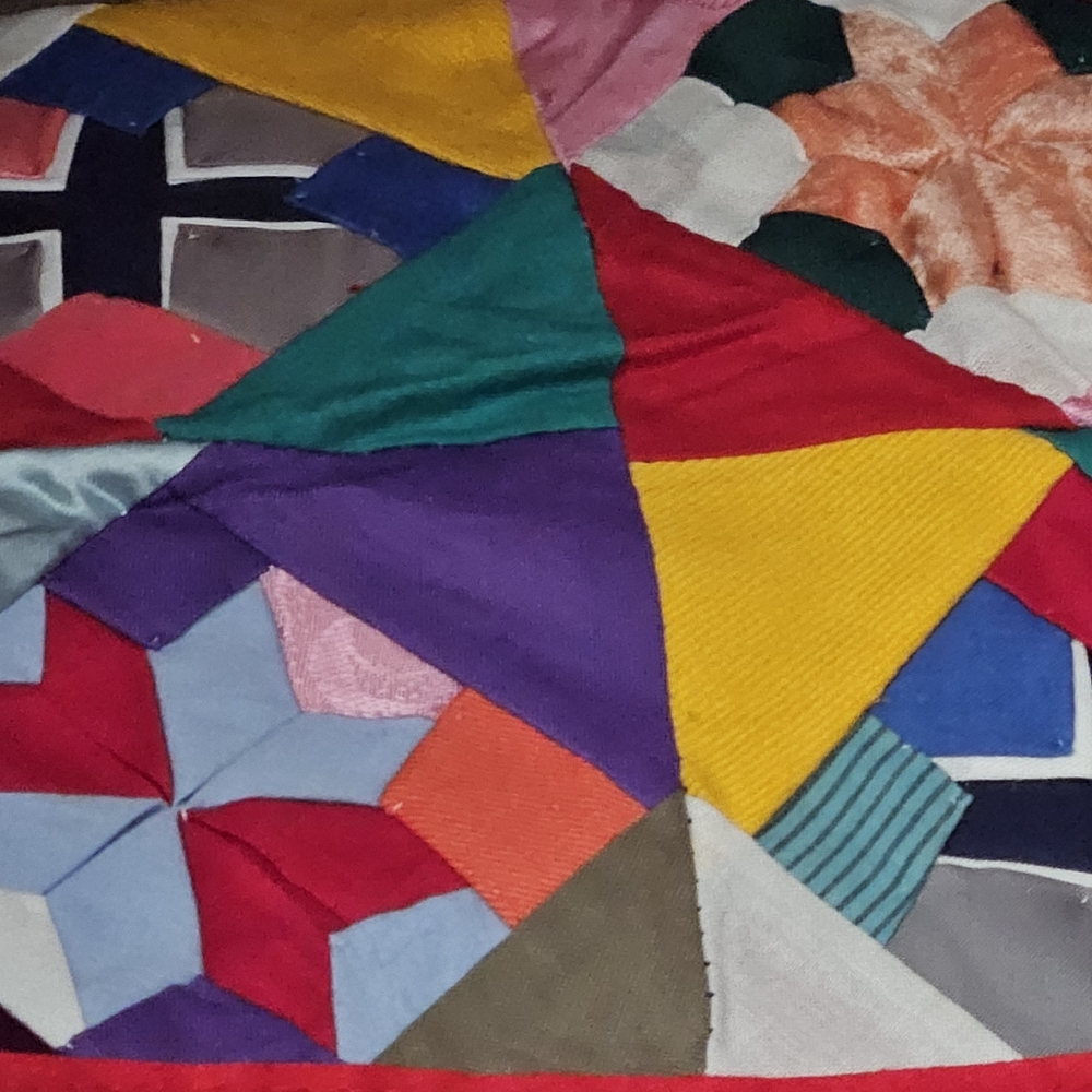 NWOT Chinese Bai Jia Bei Quilt Trapestry - Picture 7 of 11